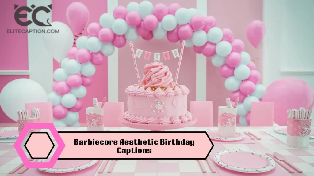 Barbiecore Aesthetic Birthday Captions
