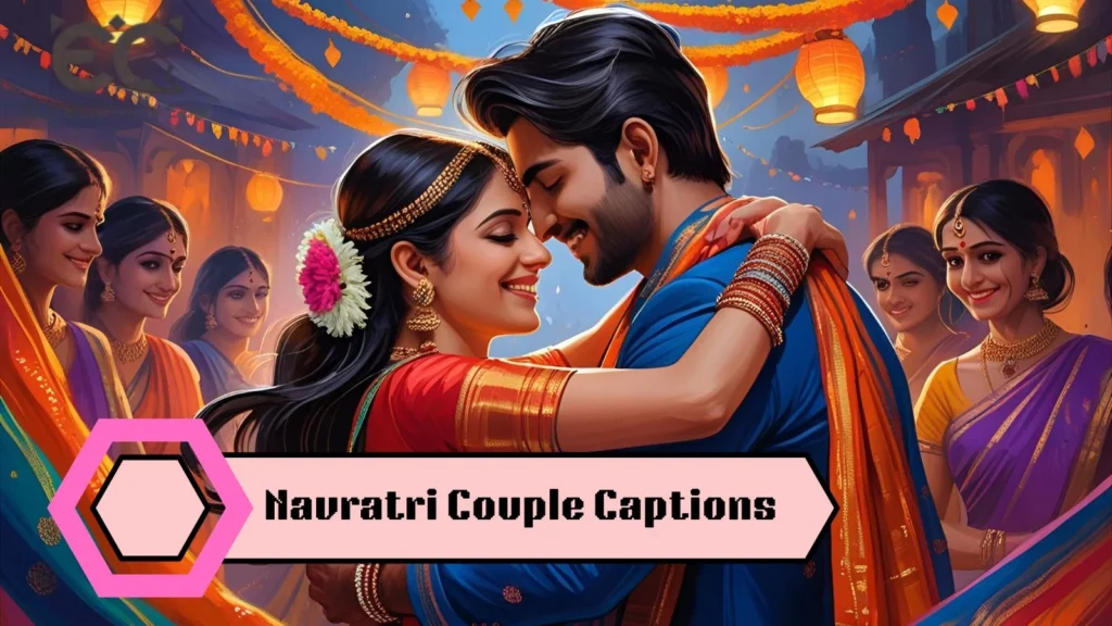 Navratri Couple Captions