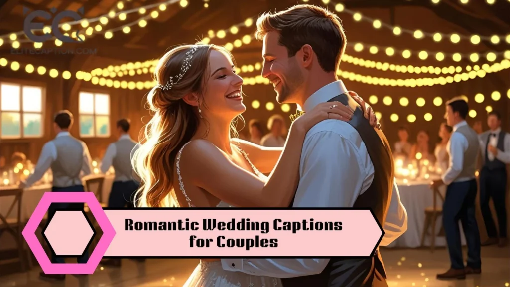 Romantic Wedding Captions for Couples