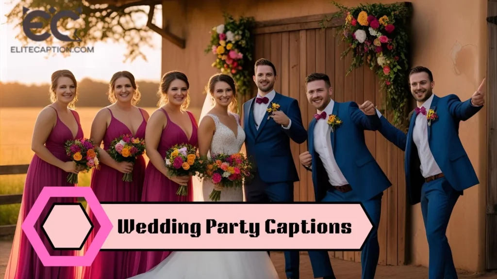 Wedding Party Captions