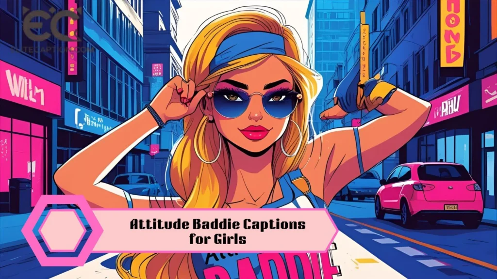 Attitude Baddie Captions for Girls