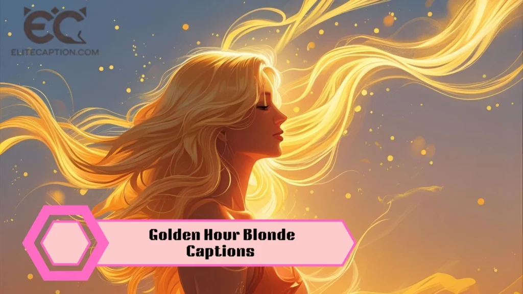 Golden Hour Blonde Captions