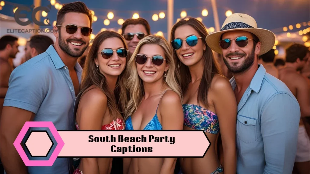 South Beach Party Captions