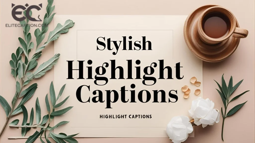 Stylish Highlight Captions