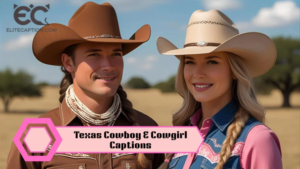 Texas Cowboy & Cowgirl Captions