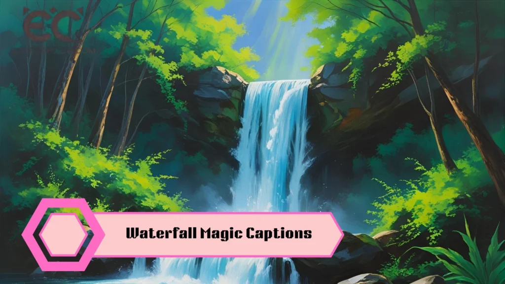 Waterfall Magic Captions