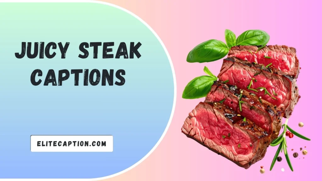 Juicy Steak Captions