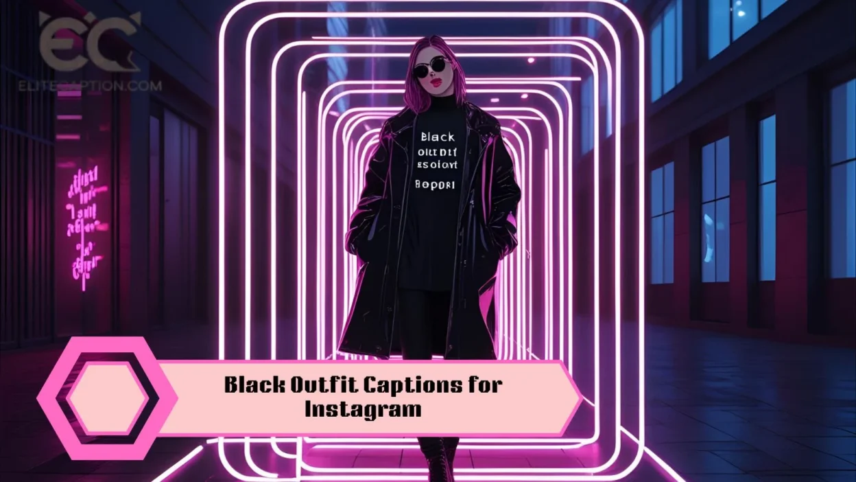 Black Outfit Captions for Instagram