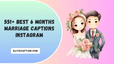 6 Months Marriage Captions Instagram