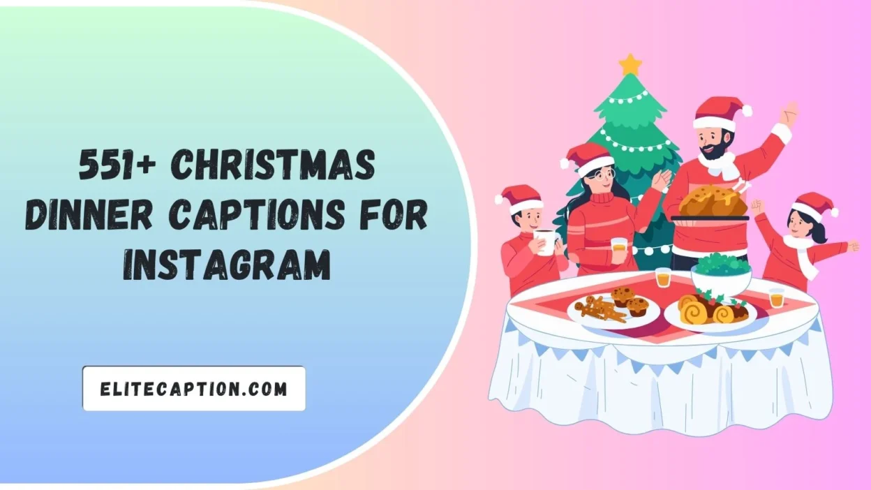 Christmas Dinner Captions for Instagram