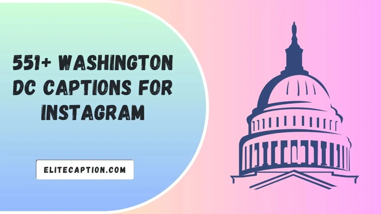 Washington DC Captions For Instagram