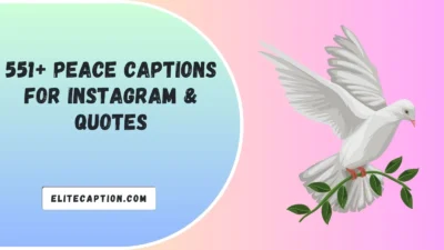 Peace Captions For Instagram & Quotes